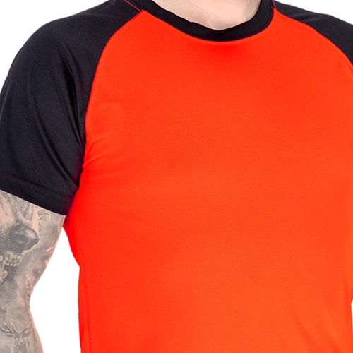 Reis BILBAO PB športové tričko oranžová/čierna