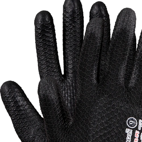 Reis DIAMOND PU BB rukavice čierne 6-10