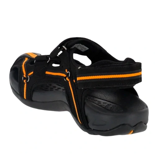 Reis BREAK pánske sandále Black/Orange