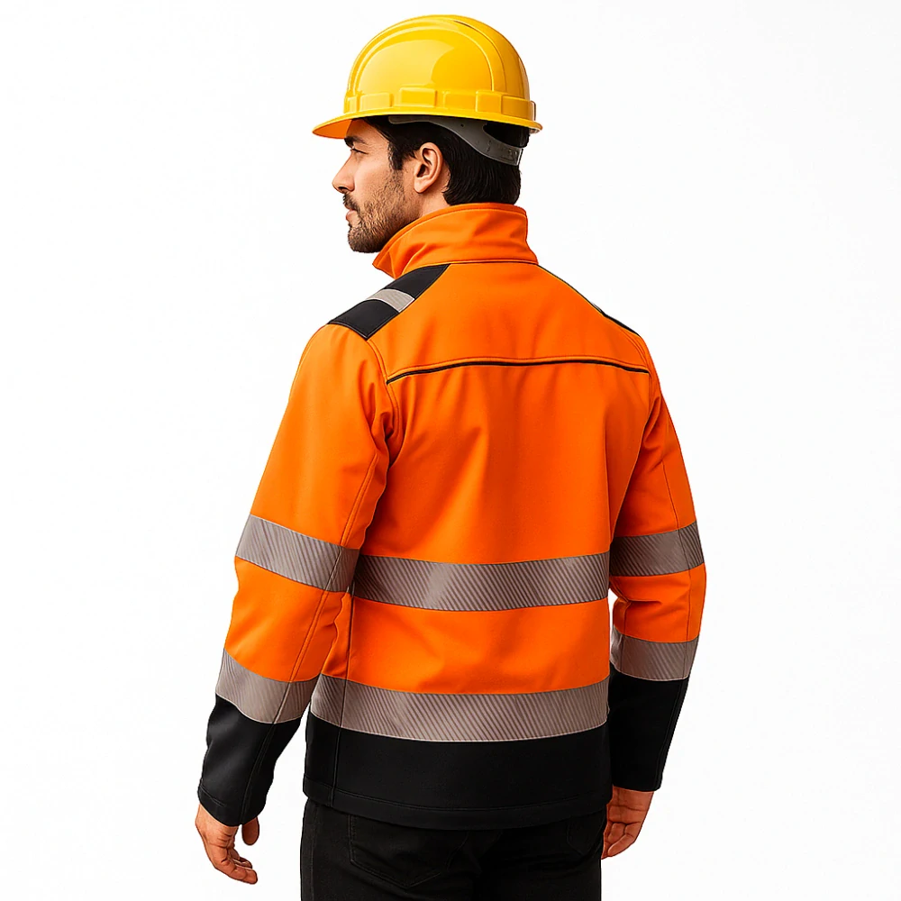 Madeva MADEROD HV2 Softshellová bunda Reflexní Orange