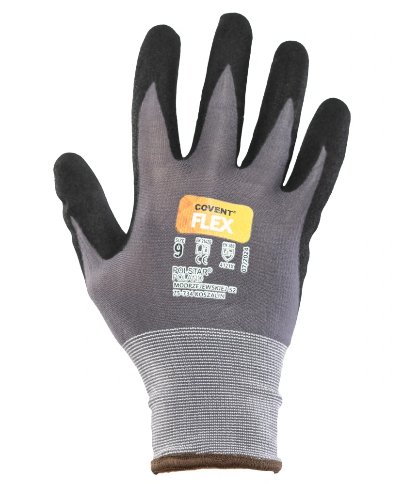 Polstar Covent FLEX rukavice Black/Grey 8-11
