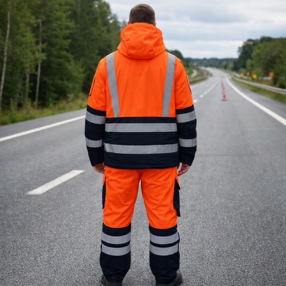 Madeva ARTON HI-VIS Set Bunda/Nohavice Orange/Black S-2XL