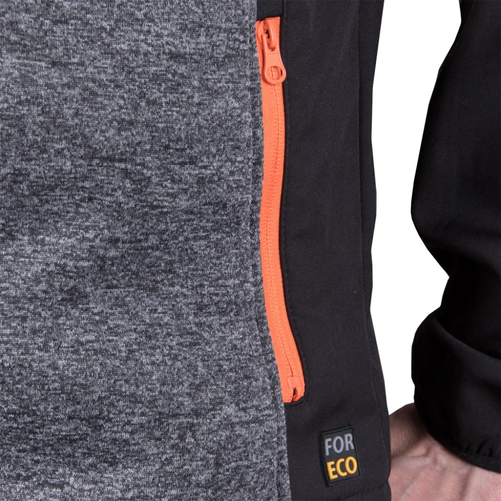 Reis FORECO DSBP mikina sivá/čierna