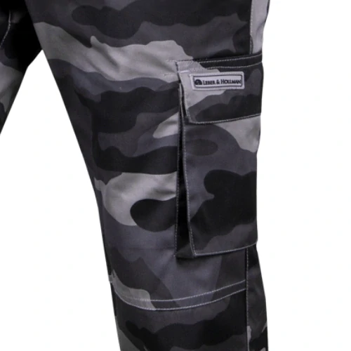 Leber&Hollman HUNSPO kalhoty 2v1 Camo/Grey 46-62