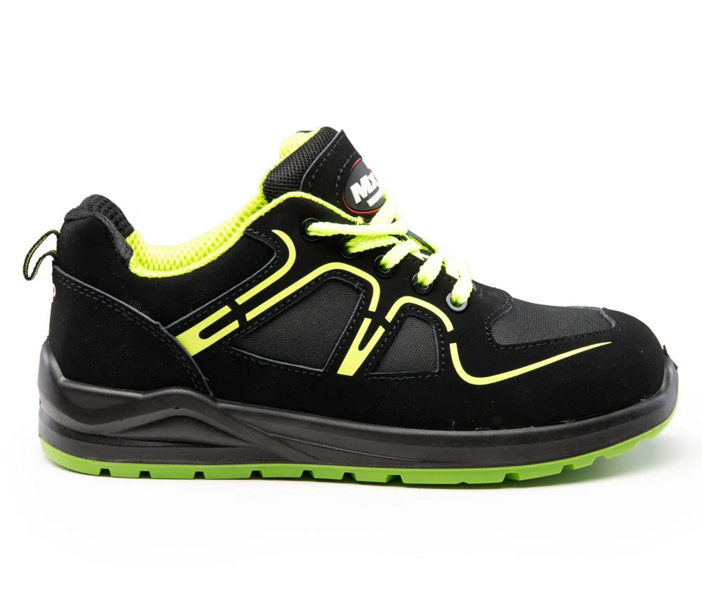 Polstar MXP FLUO S1 obuv Black/Green 37-47