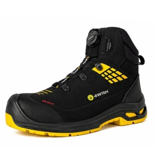 4WRK POLLUX S3S SR ESD obuv black/yellow 39-46