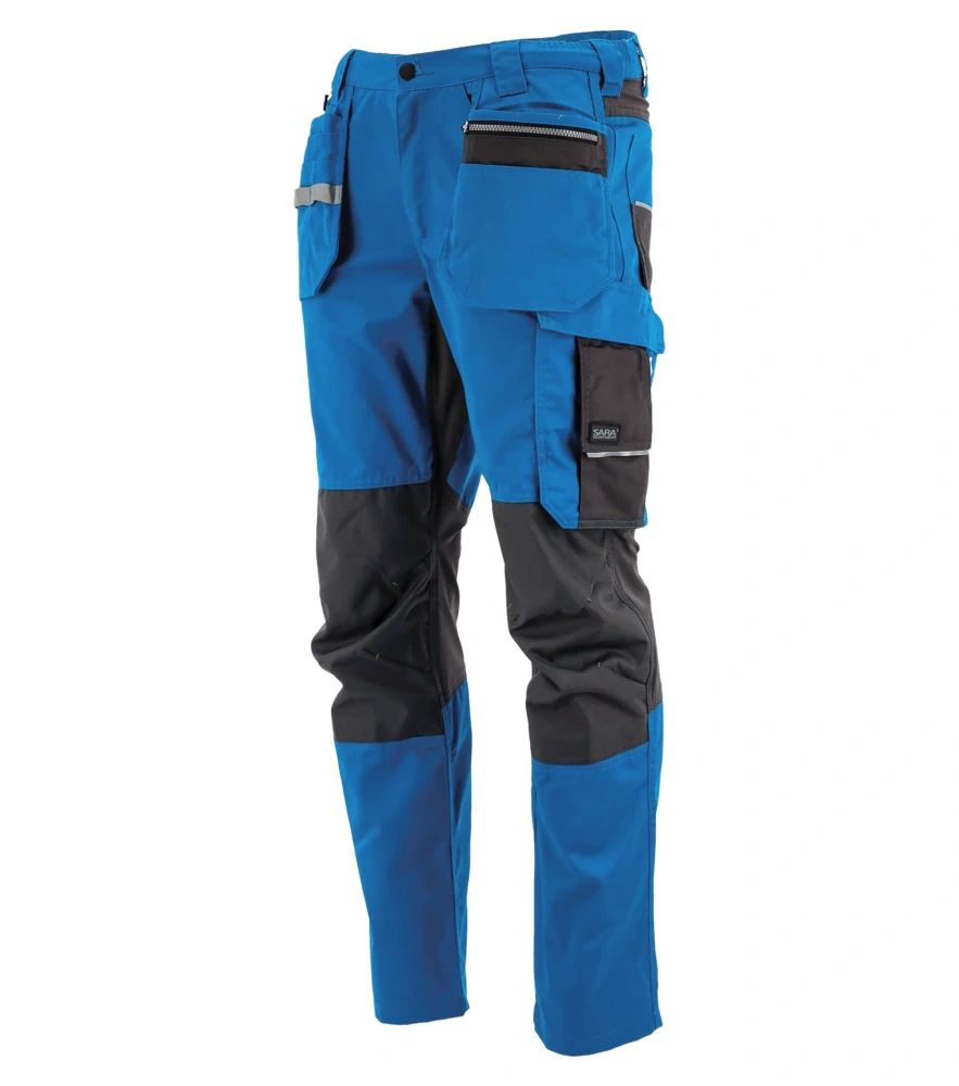 Sara Monter pánské kalhoty do pasu Blue/Grey 50-60