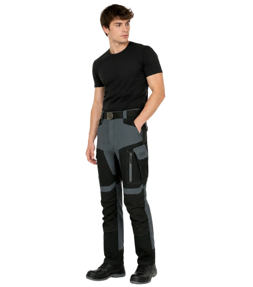 Art Mas Exo Ultima 4 Way stretch kalhoty Grey/Black 50-62