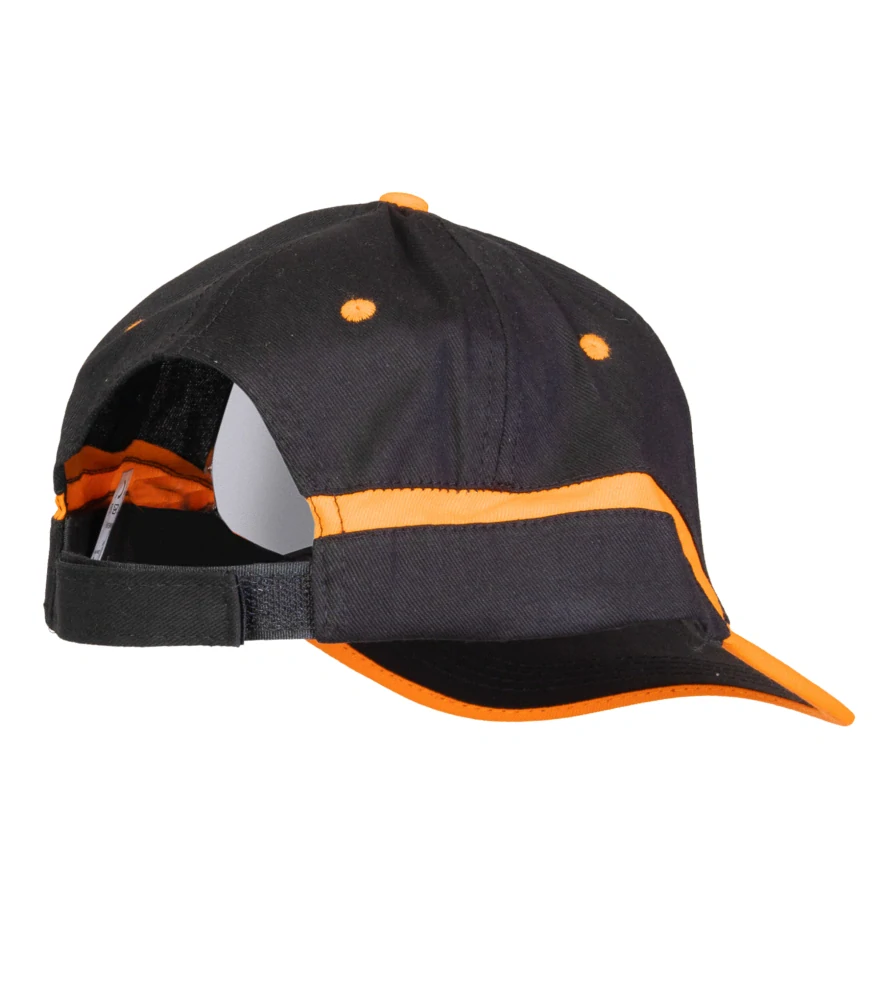 Lionyx ALEX Baseballová Kšiltovka Black/Orange