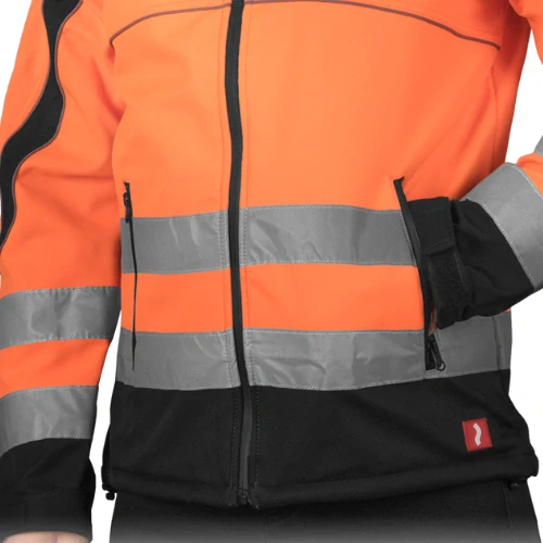 Leber&Hollman NEMO PB reflexná softshellová bunda oranžová