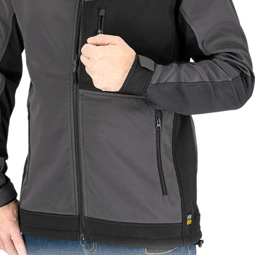 Reis FORECO softshellová bunda černá