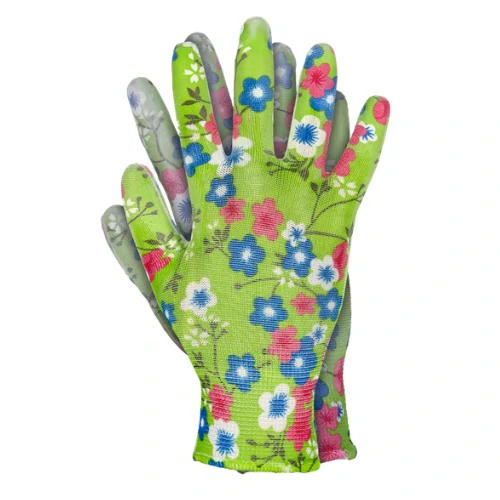 Jurav FLORI PU MIX záhradné rukavice farebné 8-9