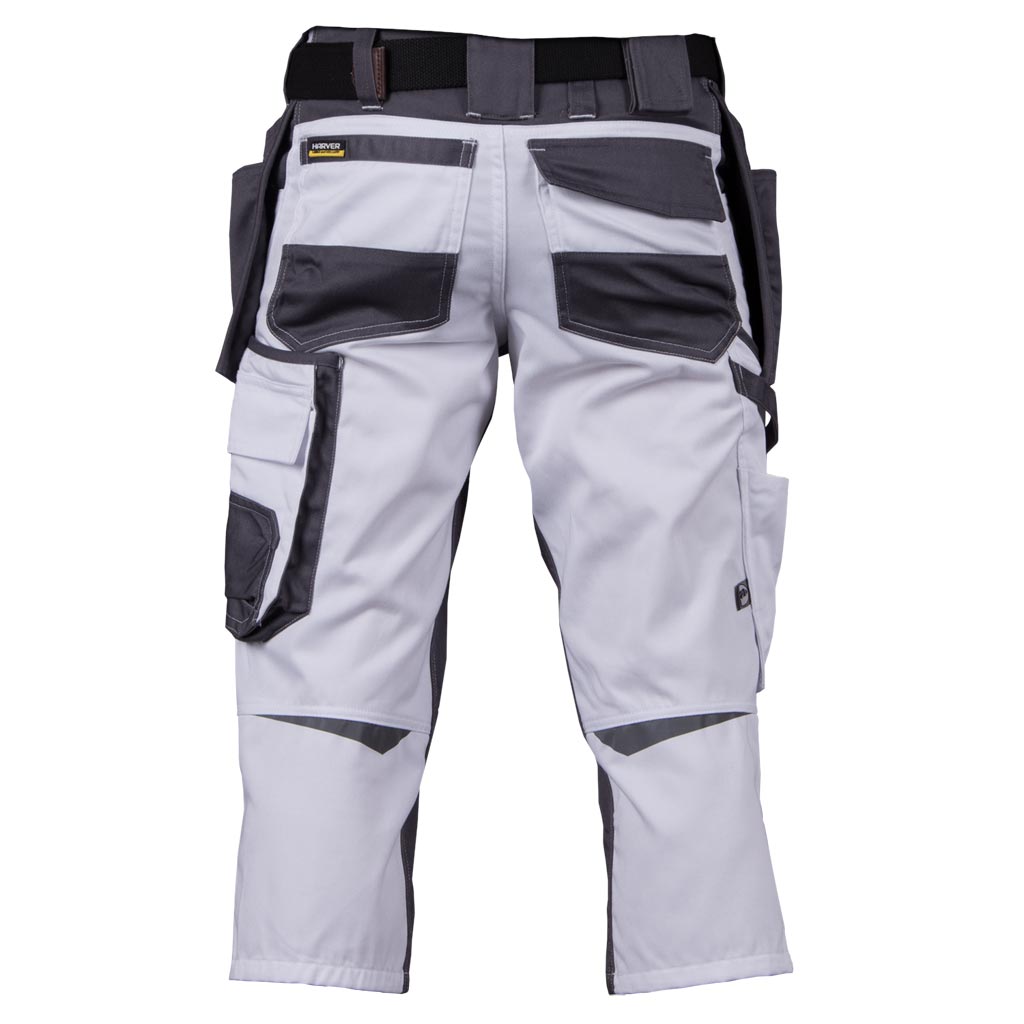 Leber&Hollman HARVER-R WS pánske dlhé kraťasy White/Grey S-3XL