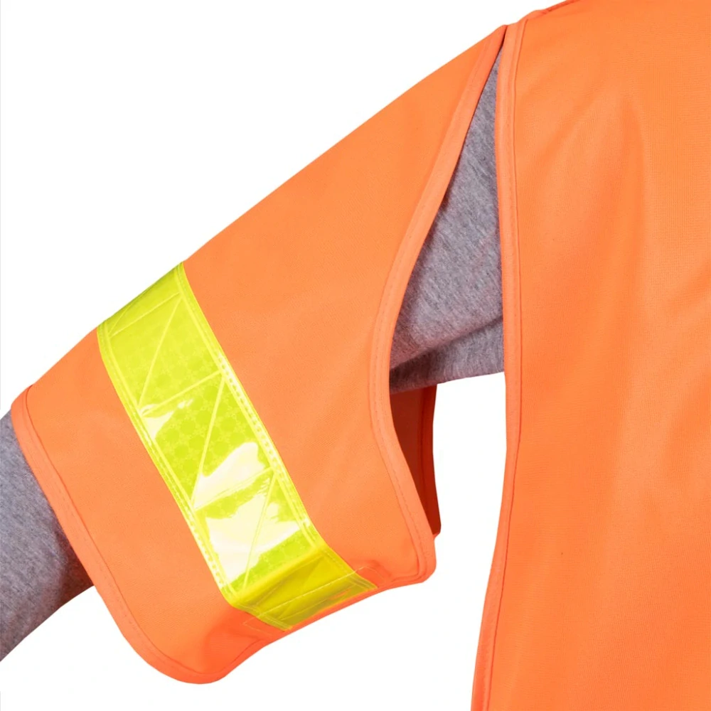 Lubmar KOS STOP výstražná vesta/plášť s nápisom STOP oranžová UNI