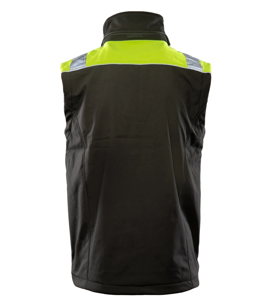 Polstar Seven Kings Rival Softshell vesta Black/Yellow