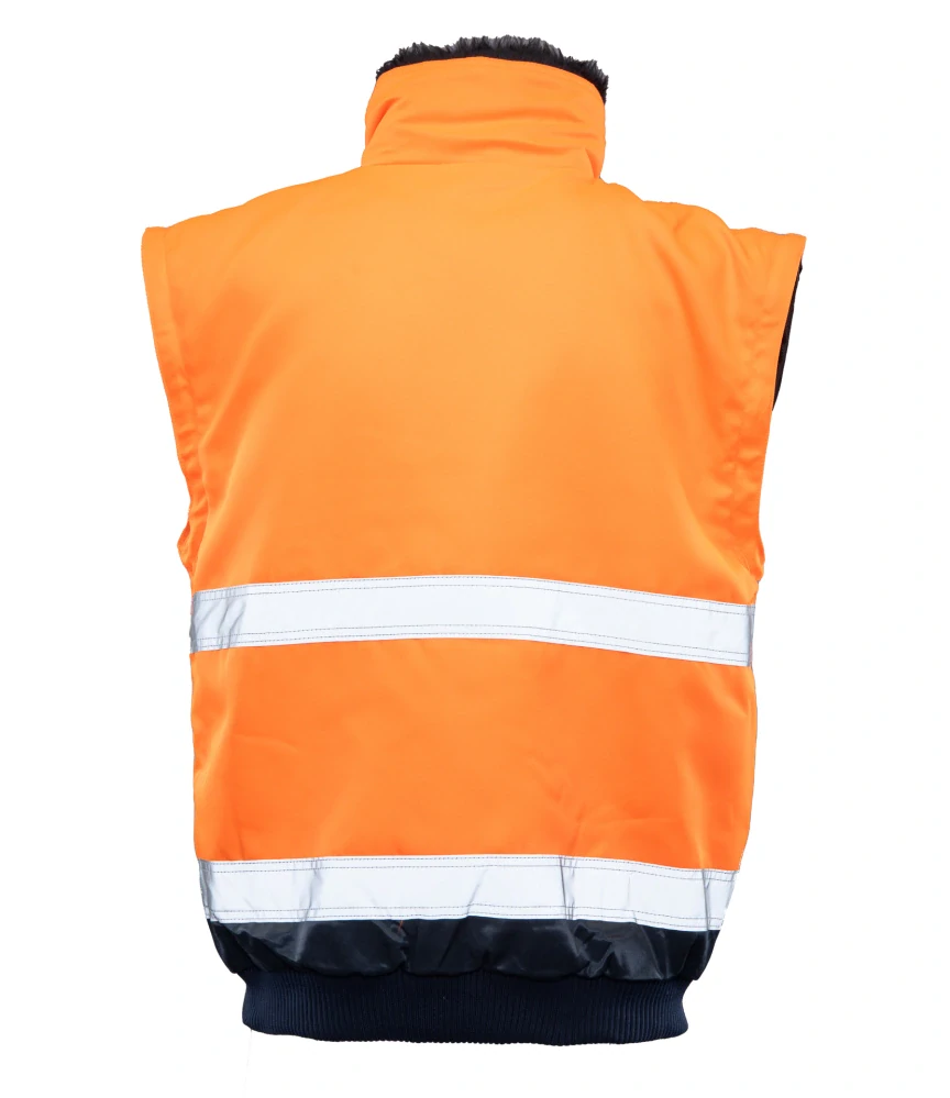 Polstar BOMBER 3V1 HI-VIS reflexná zimná bunda Orange/Blue