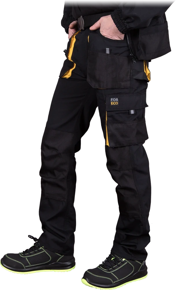 Reis FORECO DO kalhoty Black/Yellow 46-62