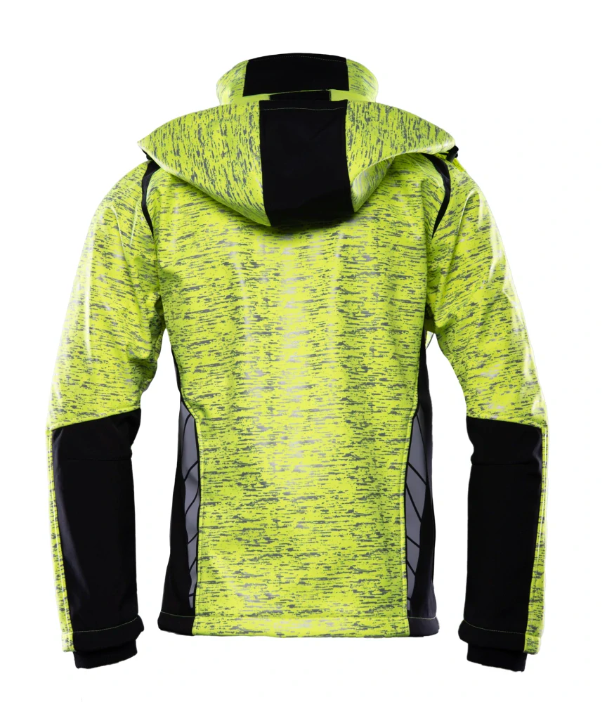 Polstar CROSS Vodeodolná Softshellová bunda HI-VIS Yellow/Black