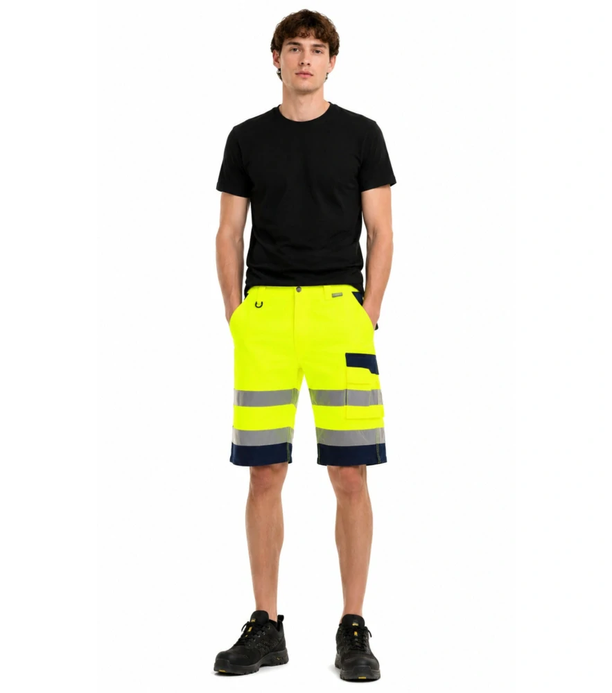 Sara Drago kraťasy HI-VIS Yellow/Black S-3XL