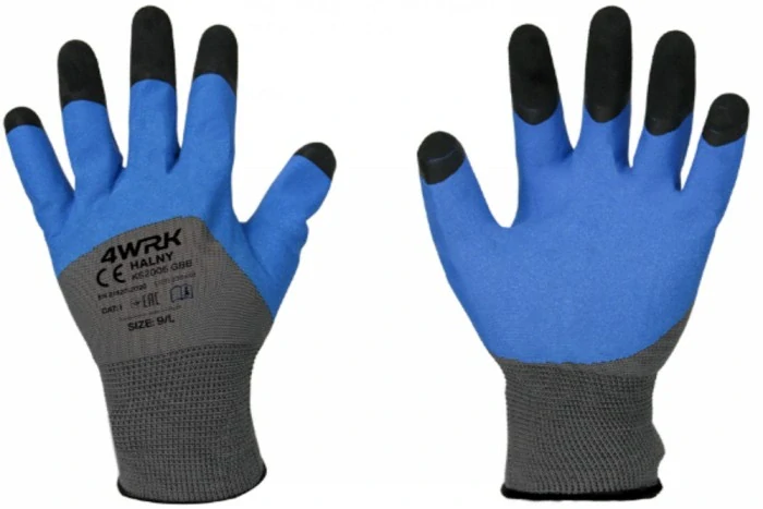 4WRK Halny XKS1020 GBB rukavice Black/Grey 7-11