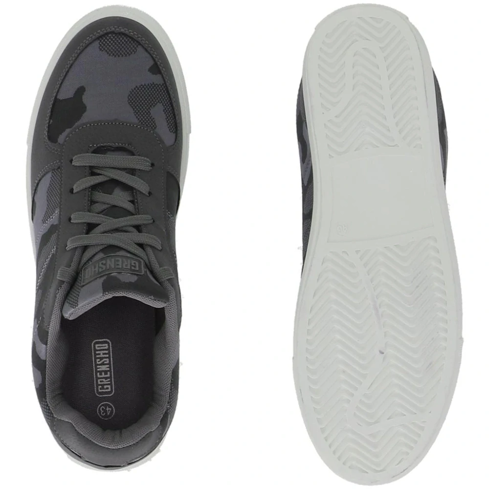 Reis CASUAL MOS tenisky camo sivé