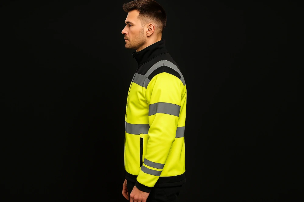 Madeva MADESTO HV Softshellová bunda reflexní yellow
