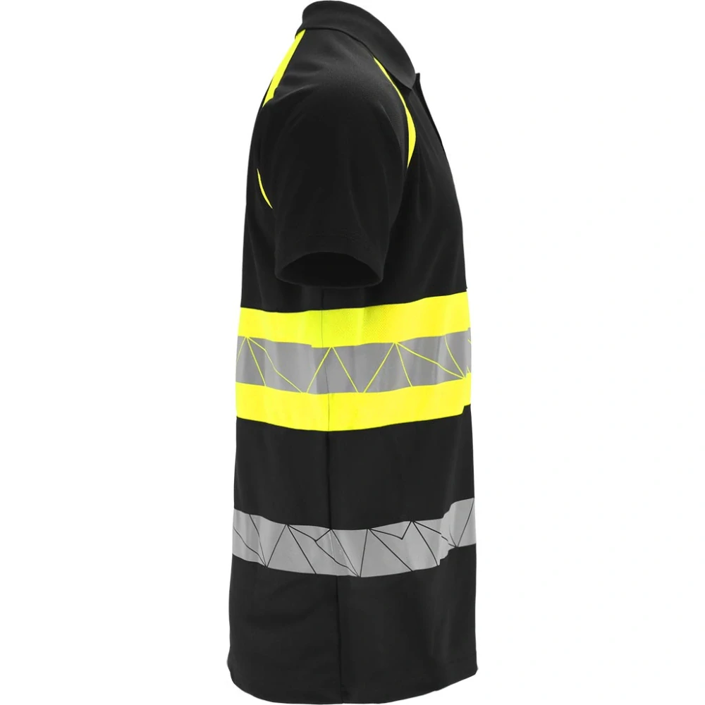 Leber&Hollman RAUTEX PS Polo Tričko HI-VIS Black/Yellov