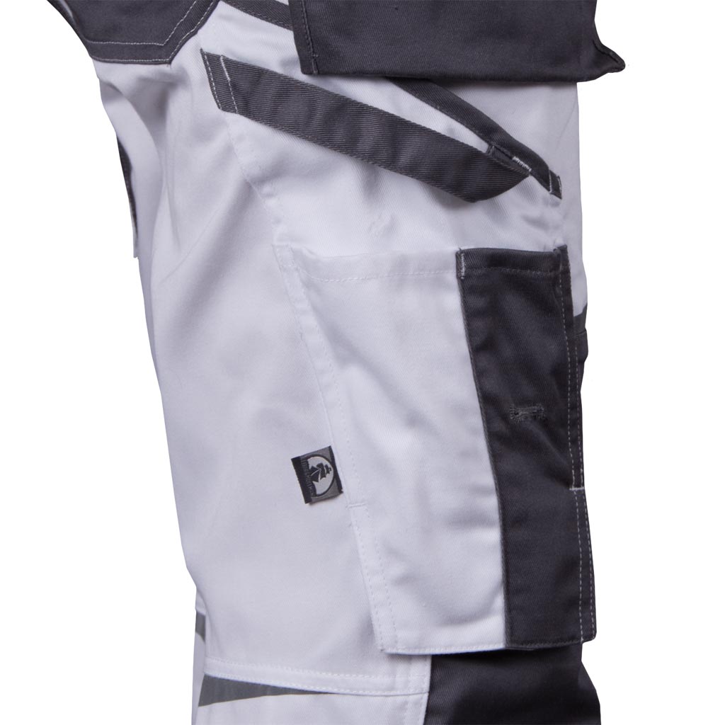 Leber&Hollman HARVER-R WS pánske dlhé kraťasy White/Grey S-3XL