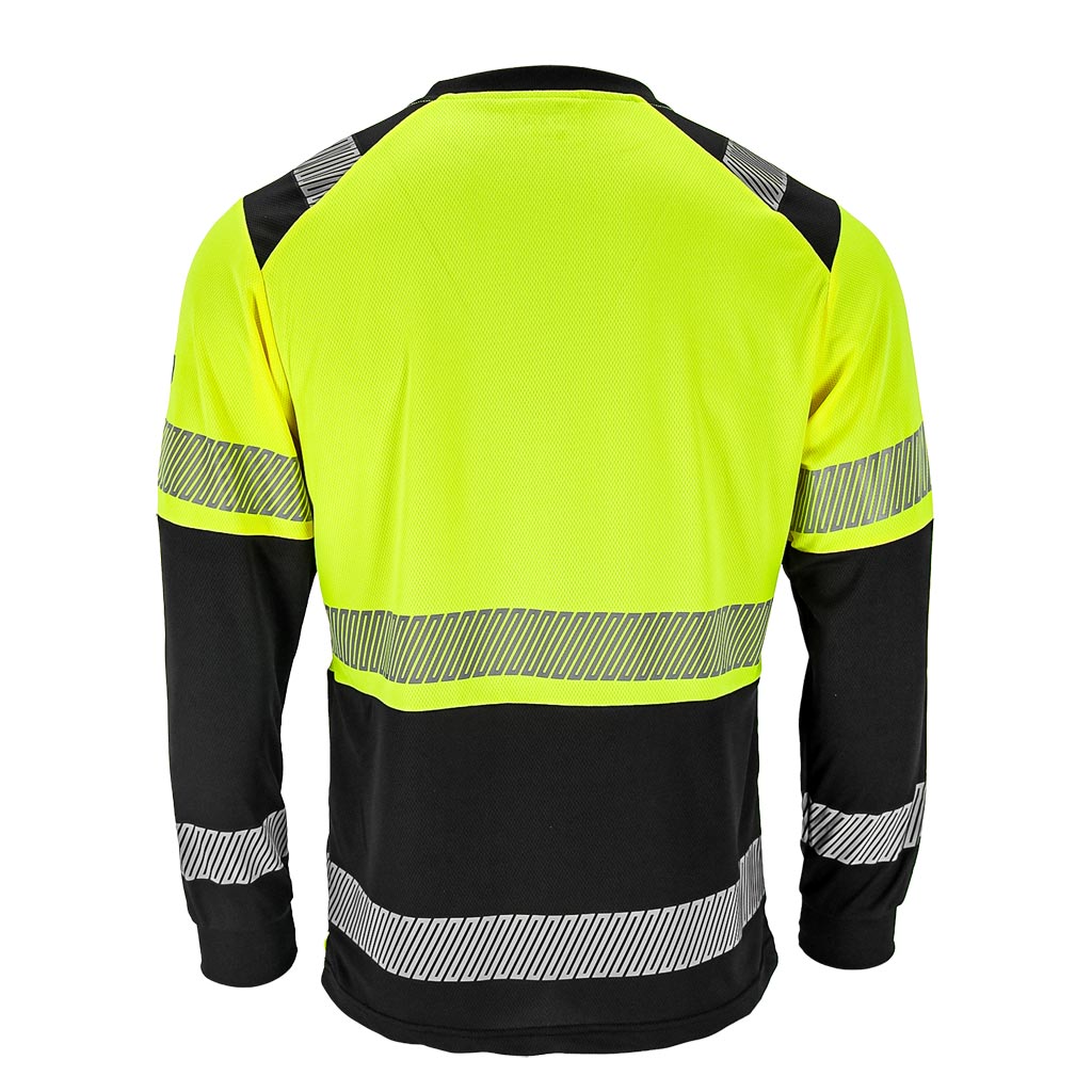 Reis IGUANA LS HI-VIS výstražné tričko Yellow/Black S-3XL