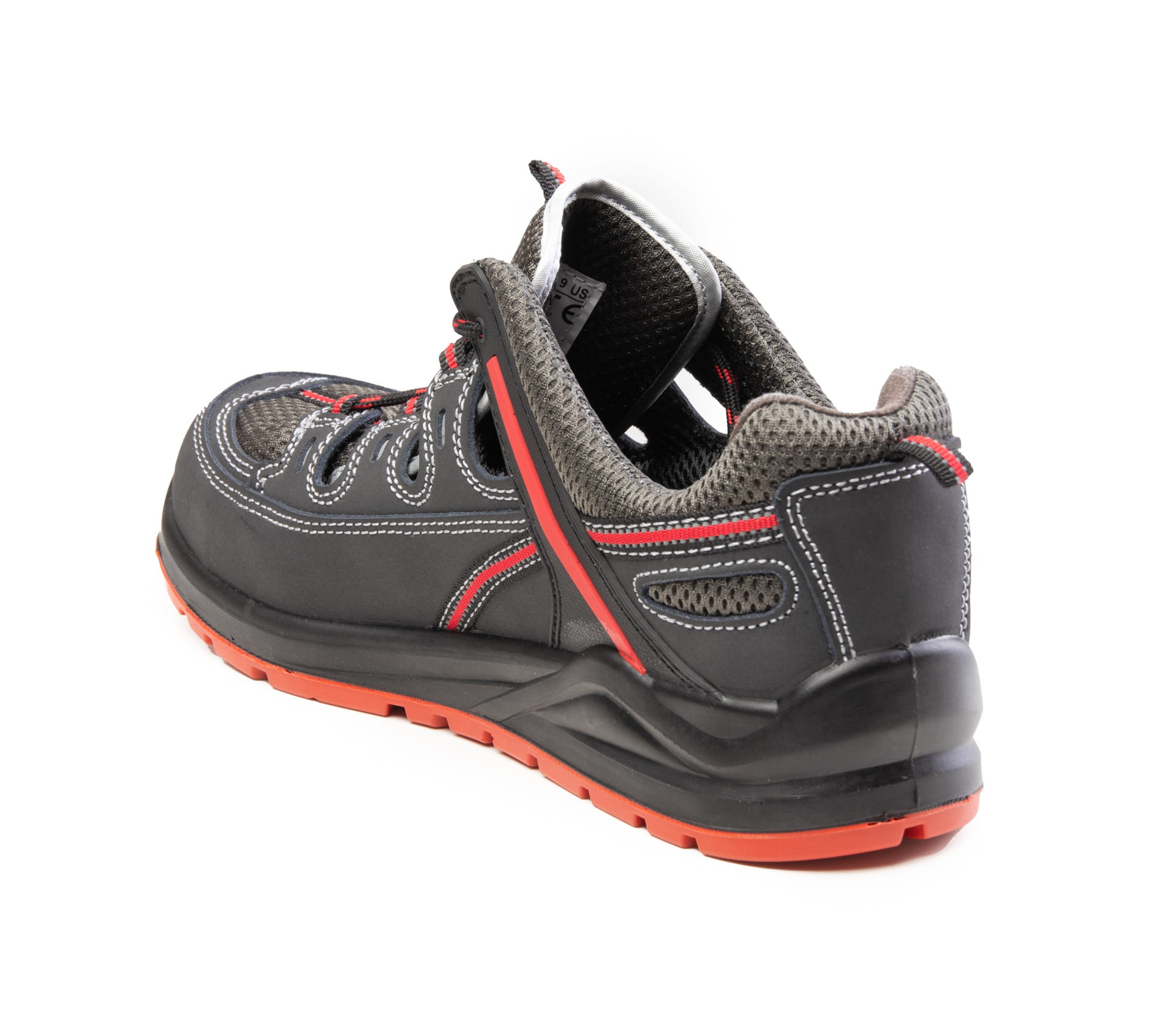 Polstar MXP SOLID S1 sandále čierna/červená