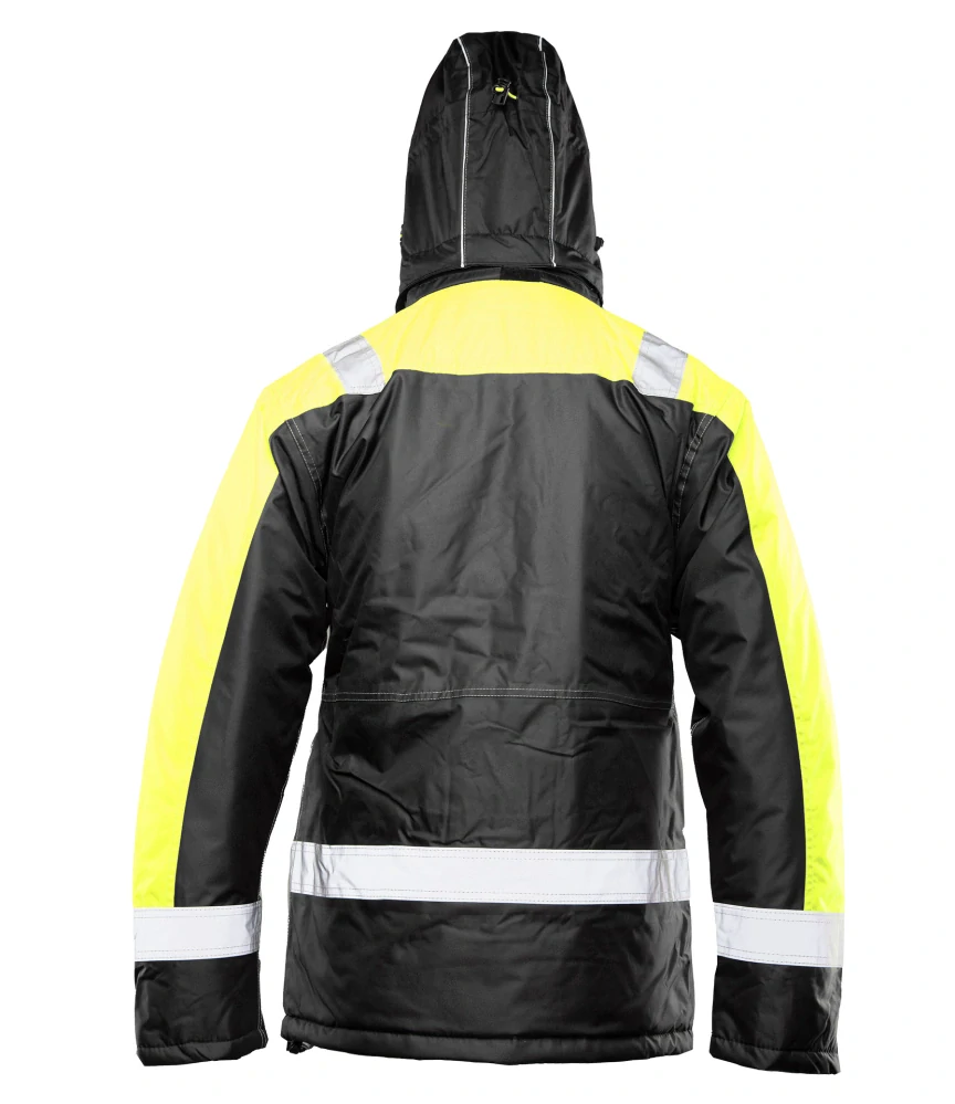 Polstar Seven Kings Rival BO reflexná zimná bunda Black/Yellow