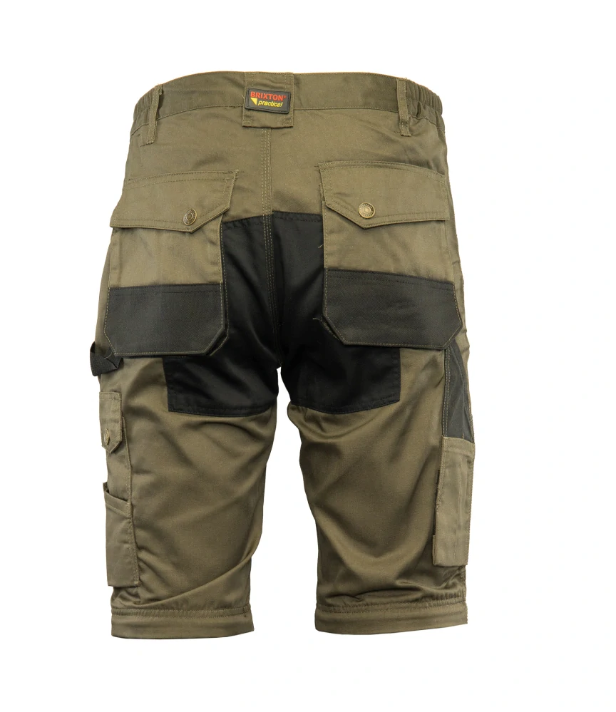 Polstar Brixton PRACTICAL multifunkční kalhoty 2V1 khaki 48-62