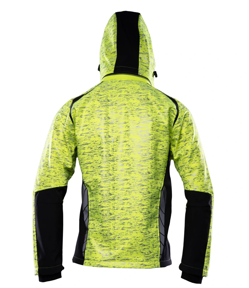 Polstar CROSS Vodeodolná Softshellová bunda HI-VIS Yellow/Black