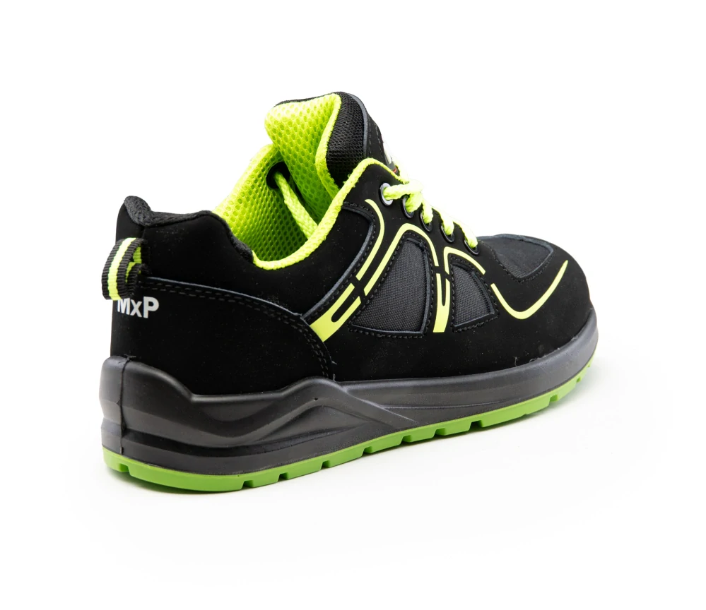 Polstar MXP FLUO S1 obuv Black/Green 37-47