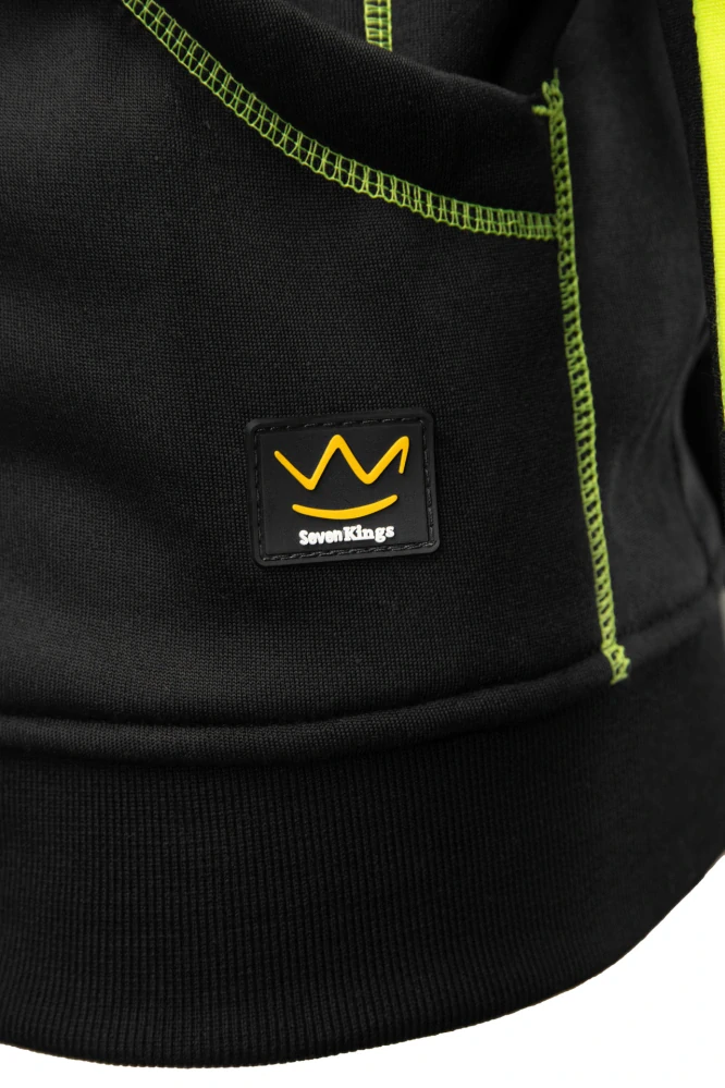 Polstar Seven Kings RIVAL mikina Black/Yellov