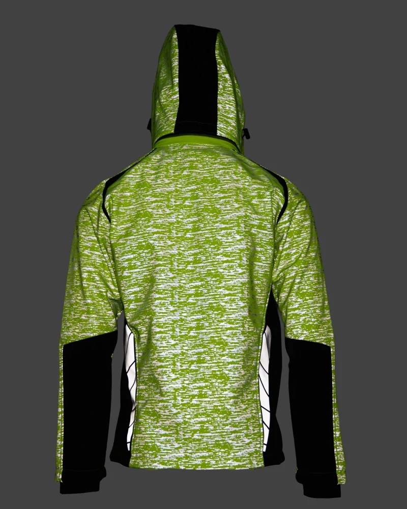 Polstar CROSS Vodeodolná Softshellová bunda HI-VIS Yellow/Black