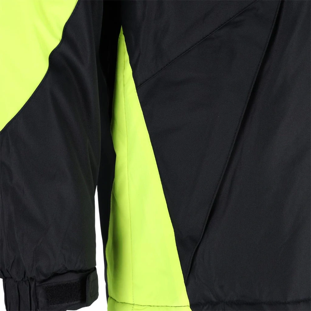 Reis HOLM BY reflexná zimná bunda čierna/žltá