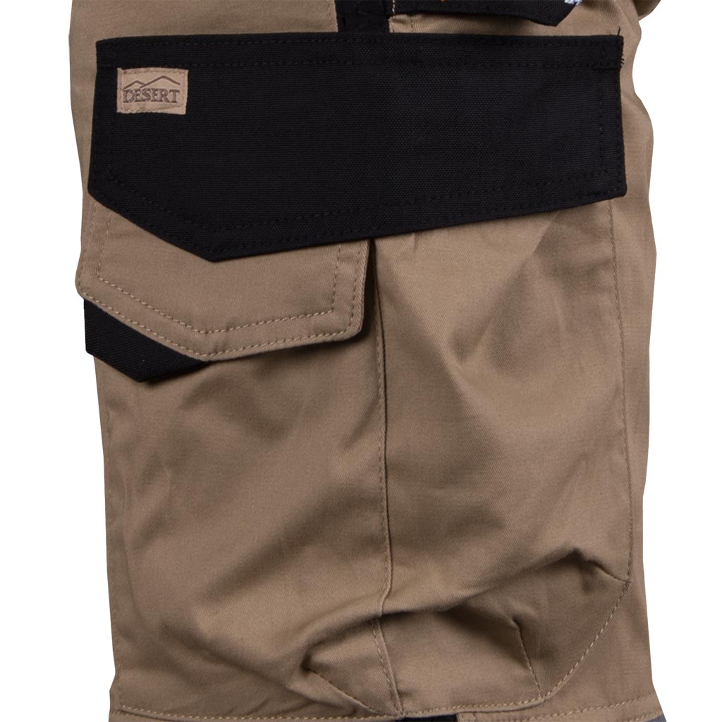 Leber&Hollman DESERT pánske kraťasy Beige/Black S-3XL