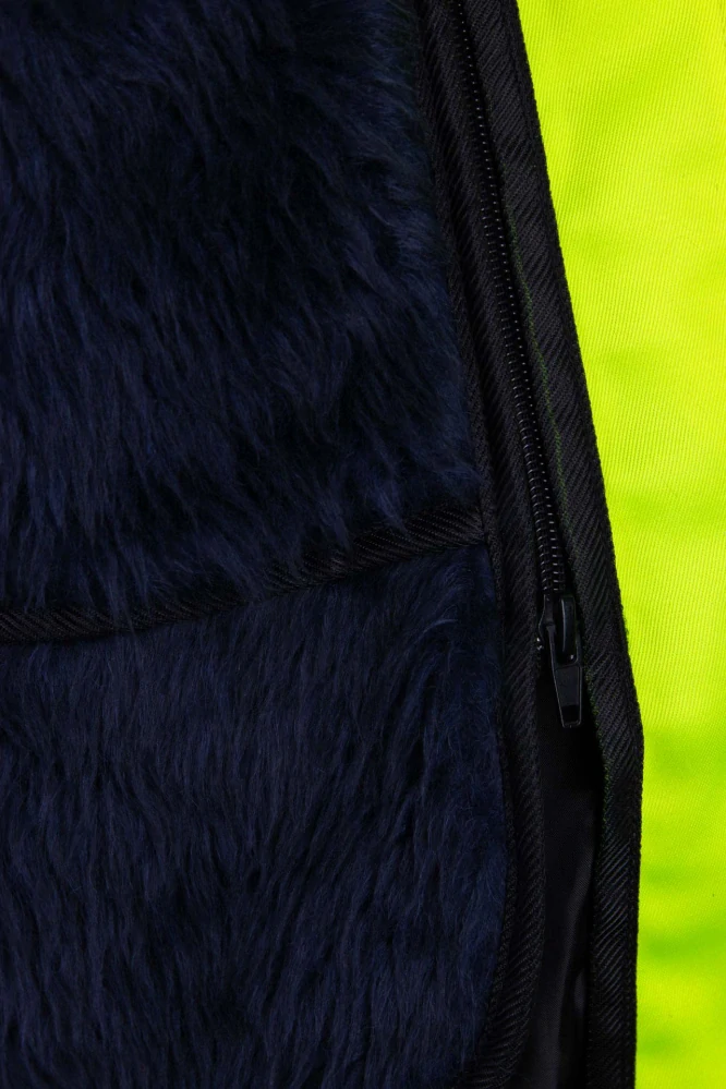 Polstar BOMBER 3V1 HI-VIS reflexná zimná bunda Yellow/Blue