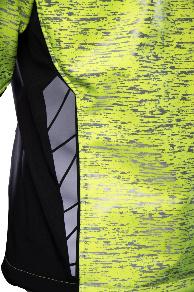 Polstar CROSS Vodeodolná Softshellová bunda HI-VIS Yellow/Black