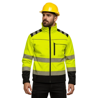 Madeva MADEROD HV1 Softshellová bunda Reflexní Yellow