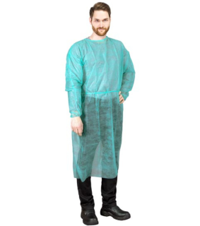 Zarys Med Z zástěra zelená 10 KS L-XL