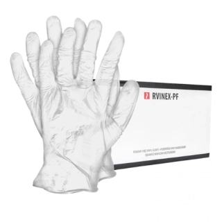 Reis RVINEX rukavice bez pudru transparentní 100 Ks 