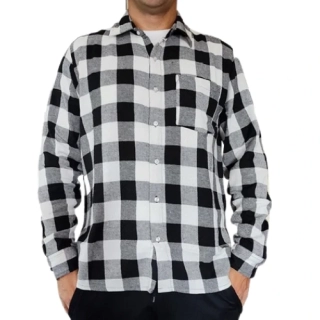 Raj Pol 737529 flanelová košile black/white