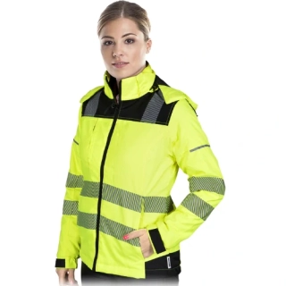 Leber&Hollman VOLTER LYB reflexní zimní bunda žlutá