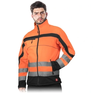 Leber&Hollman NEMO PB reflexní softshellová bunda oranžová