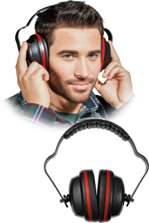 Reis OSB BC sluchátka black/red
