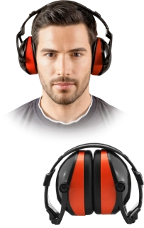 Reis OSC BC sluchátka black/red