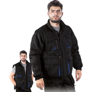 Reis CZAPLA2 2v1 zateplená bunda černá