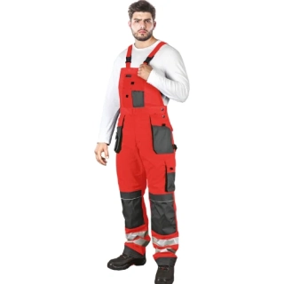 Leber&Hollman FMNX CGS kalhoty s laclem červené